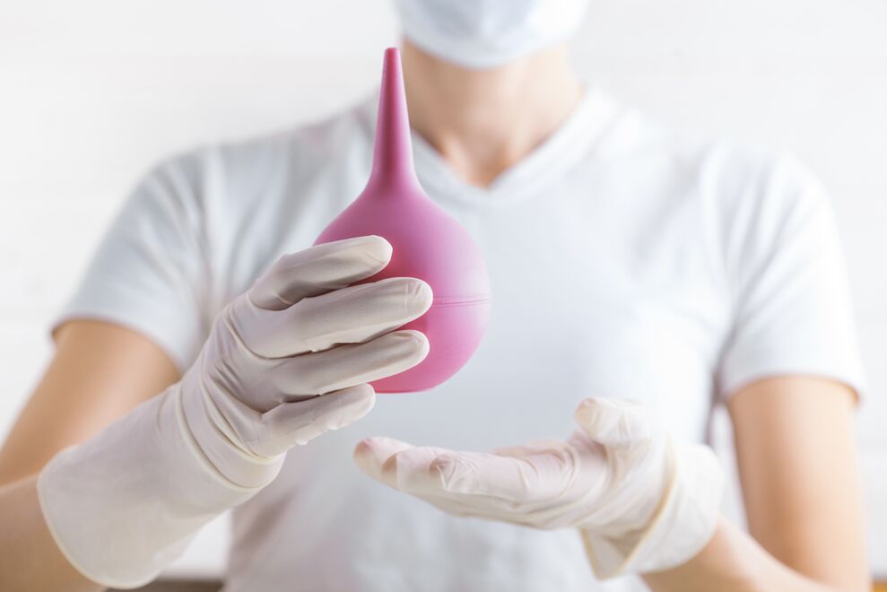 An enema is the best way to cleanse the intestines of parasites