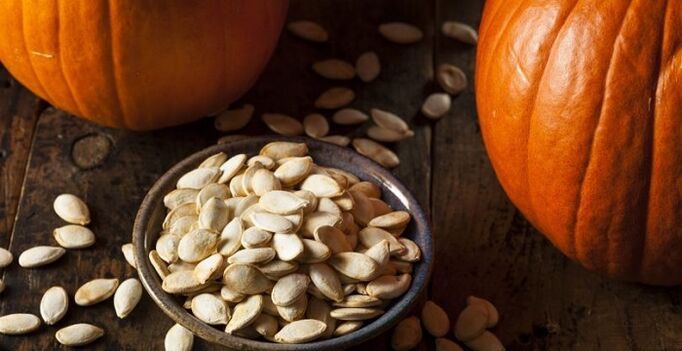 Pumpkin seeds to remove parasites from the body