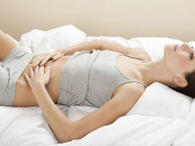 Nausea and abdominal discomfort with worms